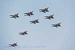 F-15　8機編隊の写真
